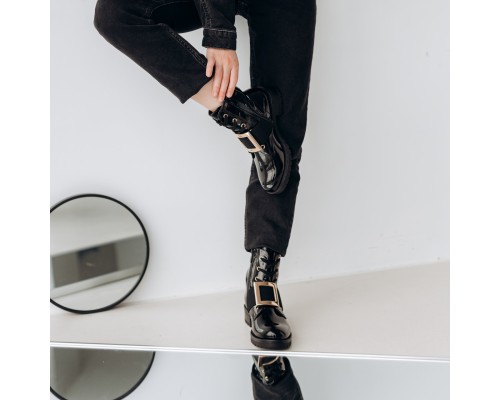 Ботинки женские Fashion Alabama 3293 38 размер 24,5 см Черный